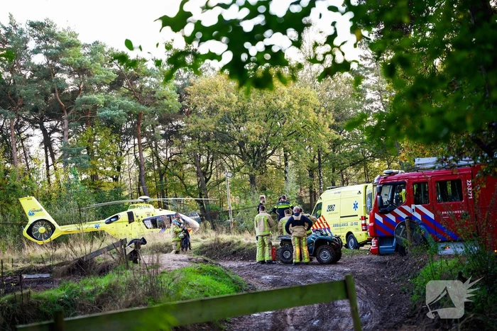 Traumahelikopter landt op terrein Fundustry