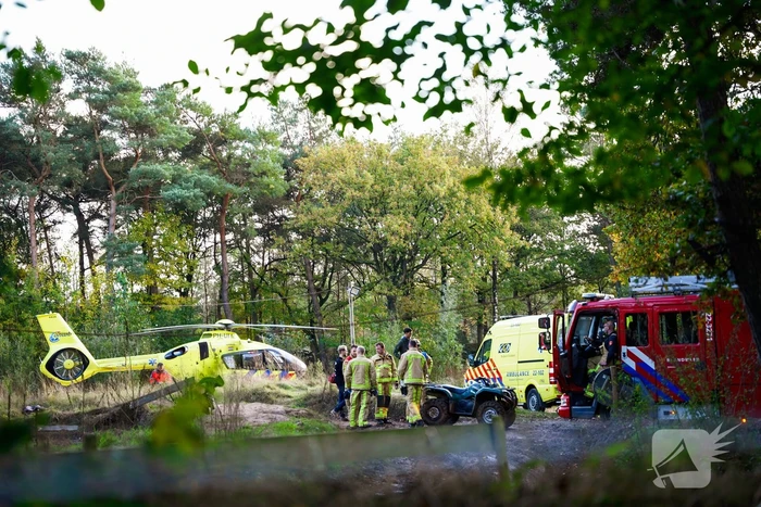 Traumahelikopter landt op terrein Fundustry