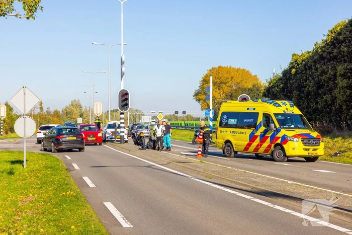 Twee motorrijders gewond bij ongeval