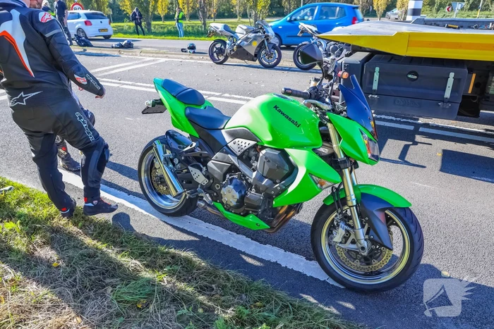 Twee motorrijders gewond bij ongeval