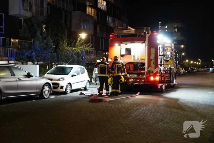 Smeulbrand in appartementencomplex