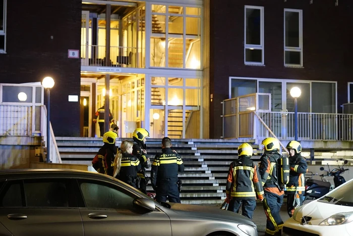 Smeulbrand in appartementencomplex