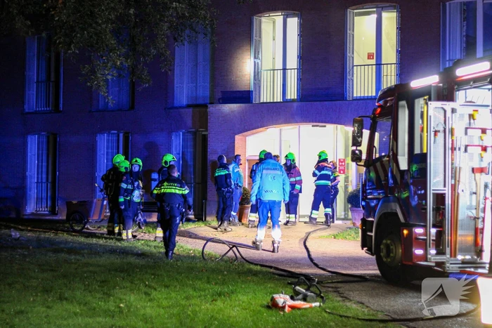 Appartementen ontruimd door brand in trappenhuis