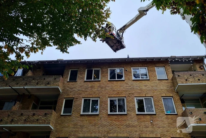Brand in woning van portiekflat