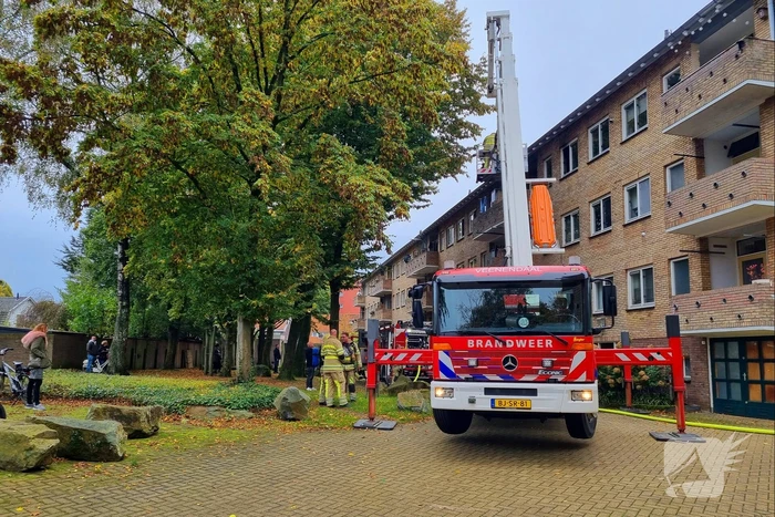 Brand in woning van portiekflat