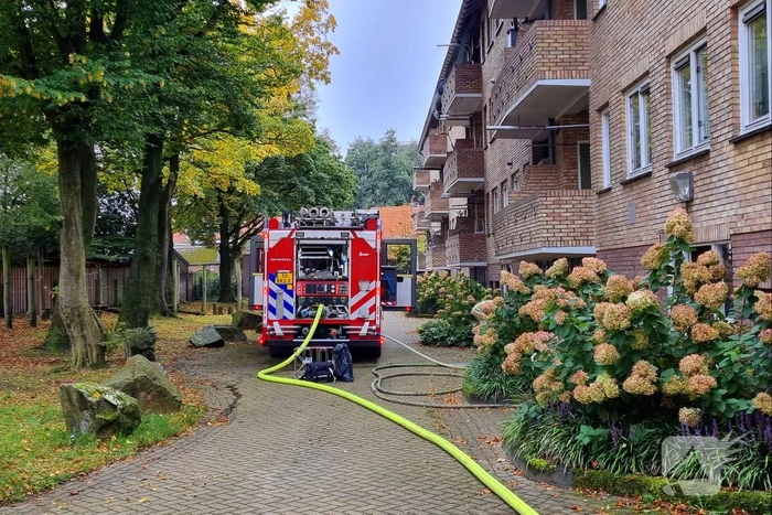 Brand in woning van portiekflat