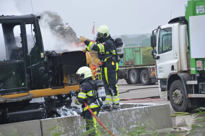 Veel rook bij brand in kraan
