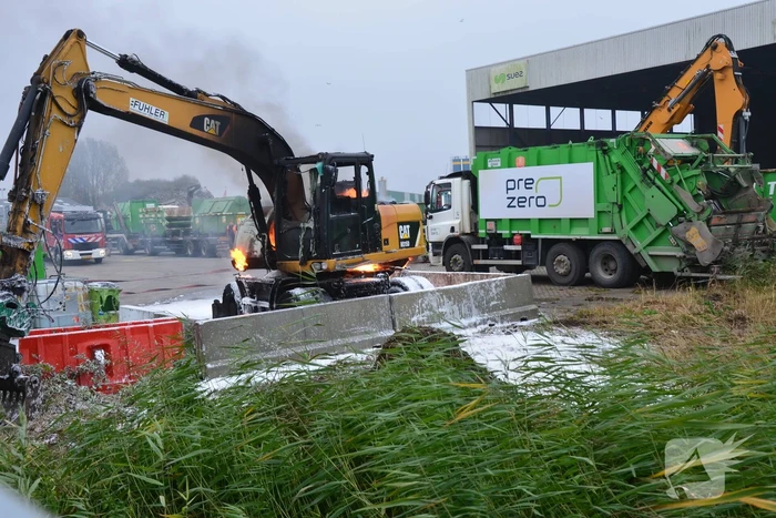 Veel rook bij brand in kraan