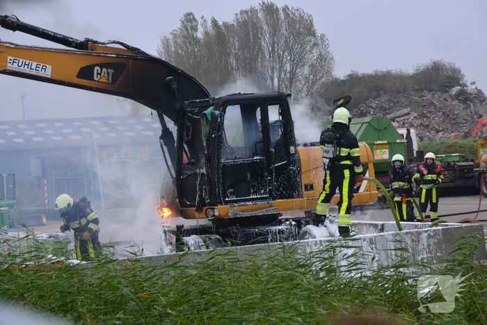Veel rook bij brand in kraan