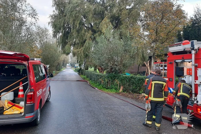 Traktor veroorzaakt kilometer lang oliespoor
