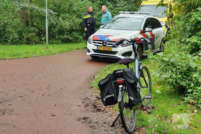 Fietsster gewond bij valpartij