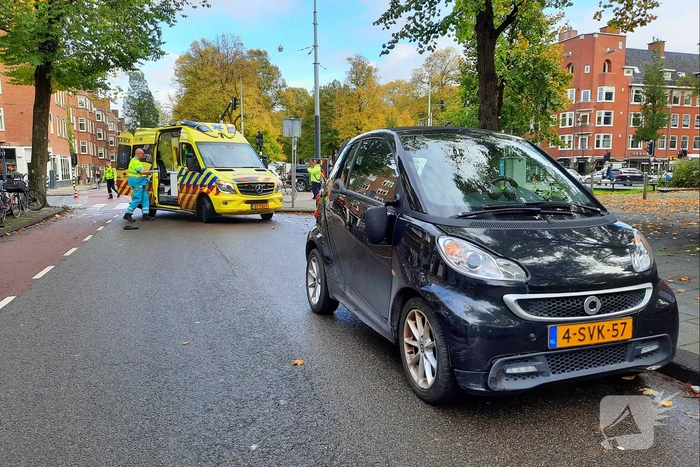 Bestuurder van scootmobiel gewond bij aanrijding
