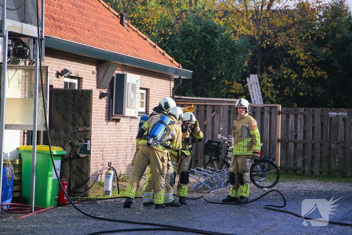 Grote brand in cafe met bovenwoning