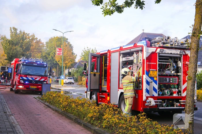 Grote brand in cafe met bovenwoning