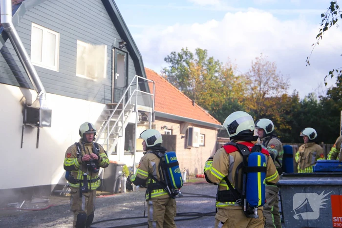 Grote brand in cafe met bovenwoning