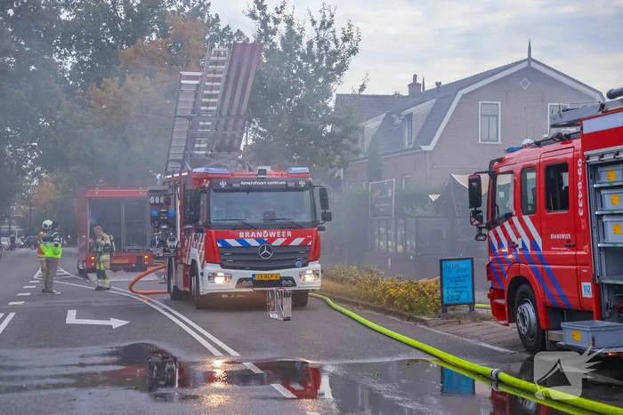 Grote brand in cafe met bovenwoning