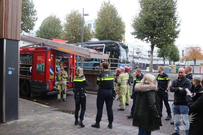 Brand tussen plafondplaten Fair Play Casino