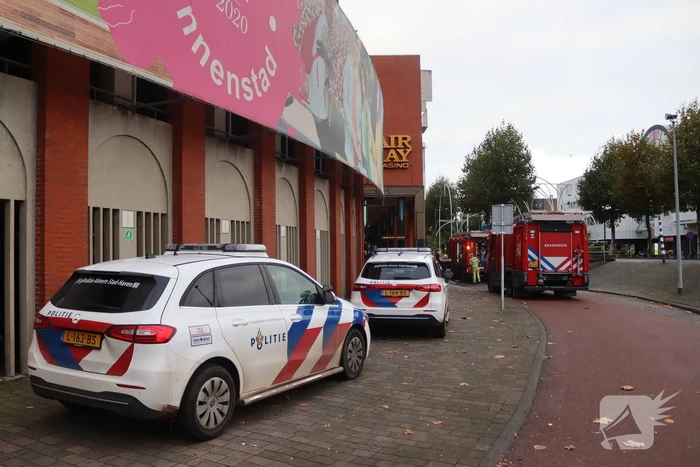Brand tussen plafondplaten Fair Play Casino