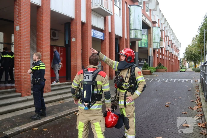Brand tussen plafondplaten Fair Play Casino