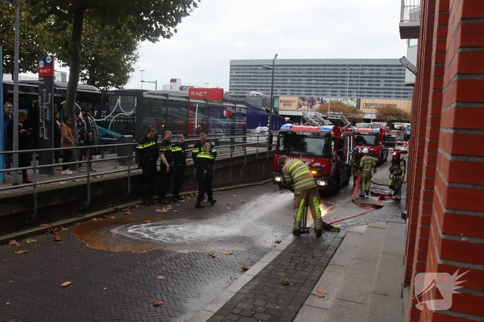 Brand tussen plafondplaten Fair Play Casino