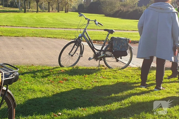 Overstekende fietser aangereden
