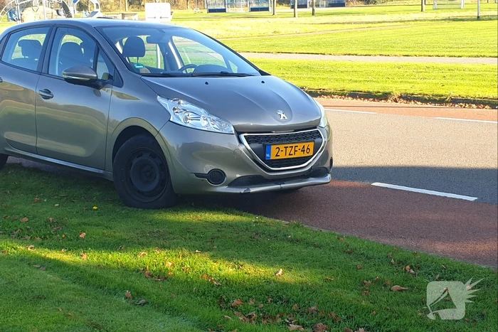 Overstekende fietser aangereden