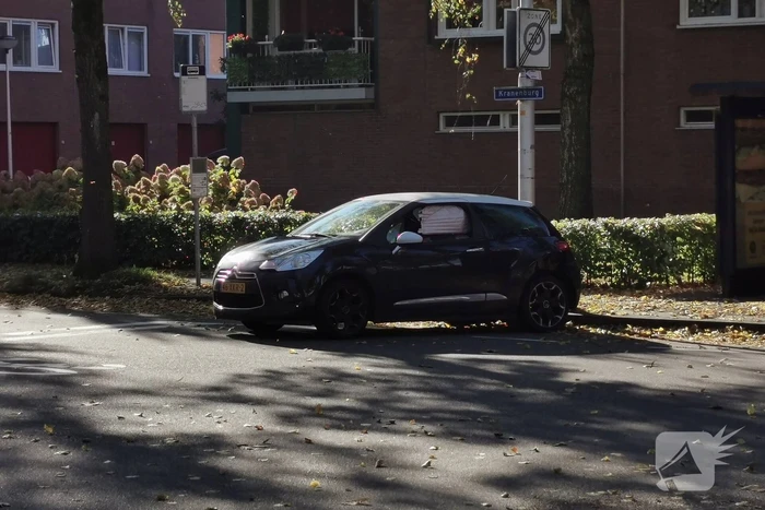 Schade aan personenauto's door botsing