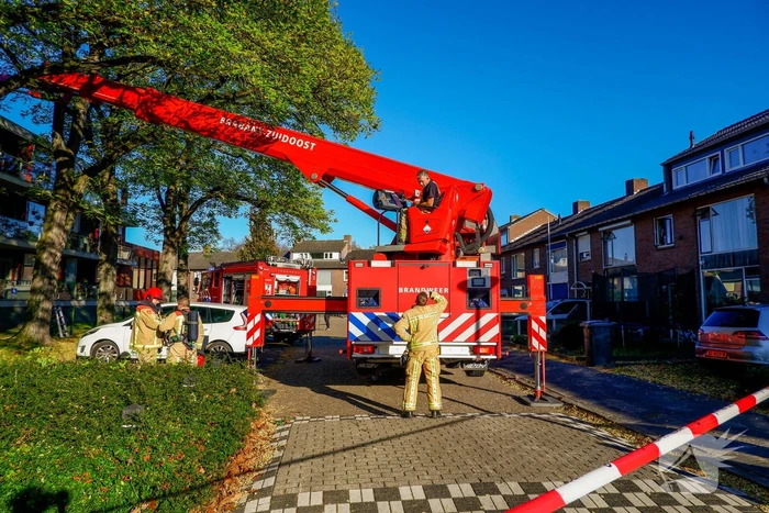 Brand in keuken van appartement