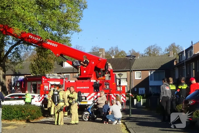 Brand in keuken van appartement
