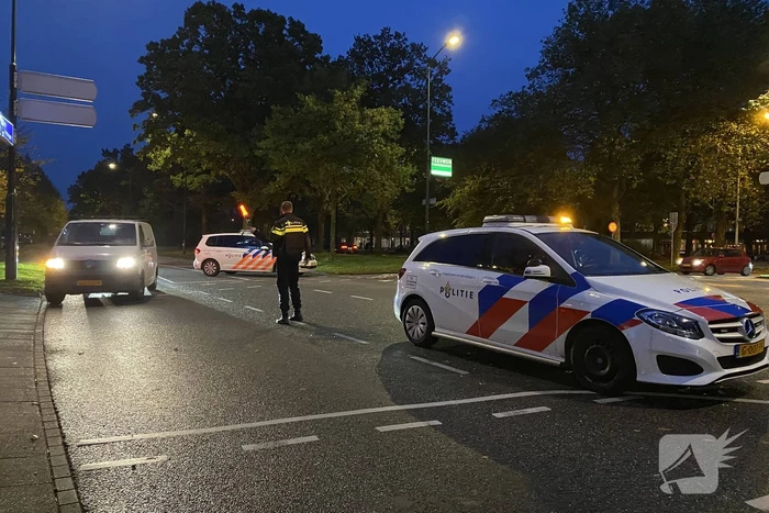 Personenauto in botsing met voetganger