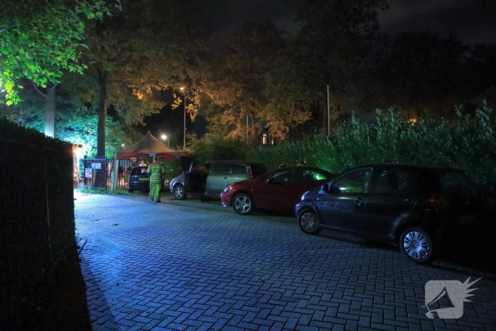 Veel schade aan auto door brand