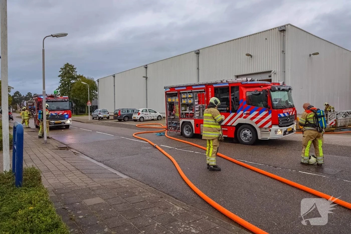 Grote brand in machinekamer Sligro