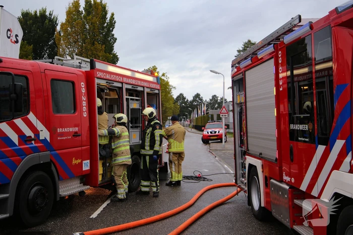 Grote brand in machinekamer Sligro