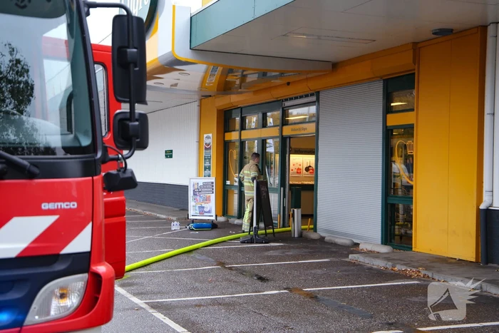 Grote brand in machinekamer Sligro