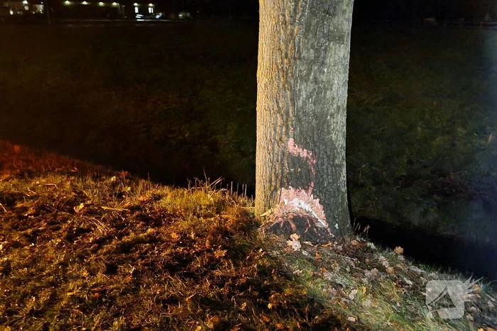 Auto belandt in sloot na ongeval