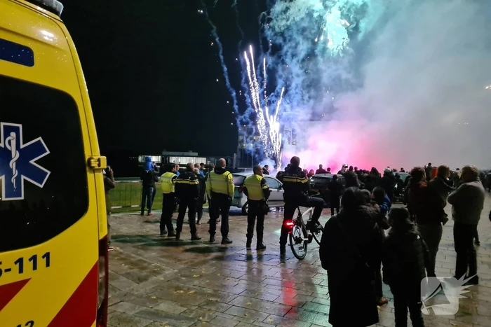 Vuurwerkshow zorgt voor veel vertier