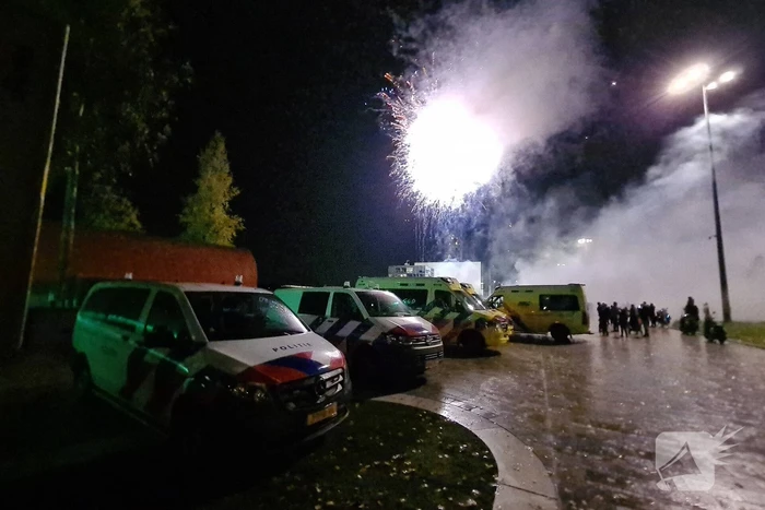 Vuurwerkshow zorgt voor veel vertier