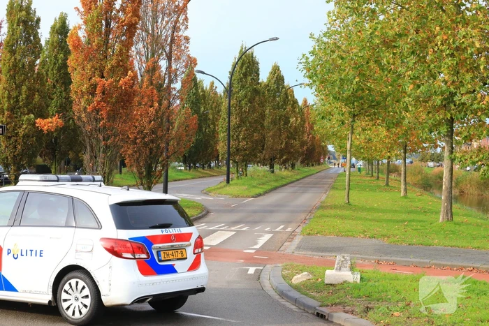 Kop-staart botsing voor stoplicht