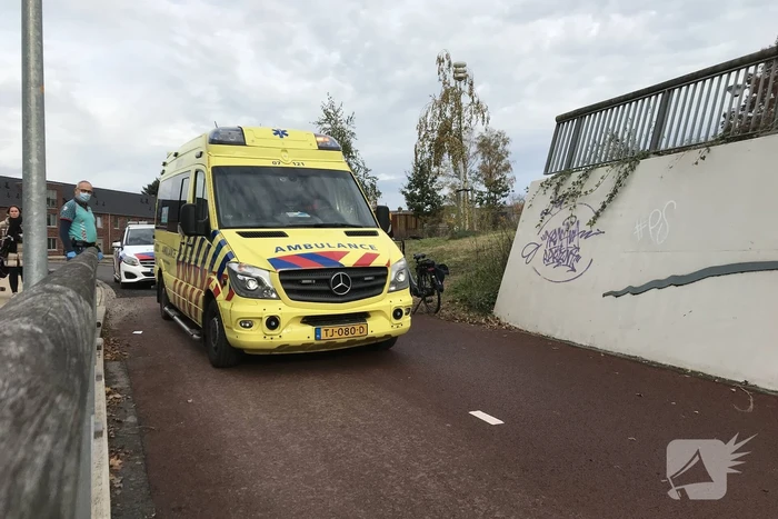 Aanrijding tussen twee fietsers