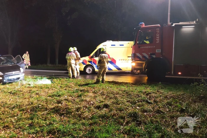 Twee auto's betrokken bij aanrijding