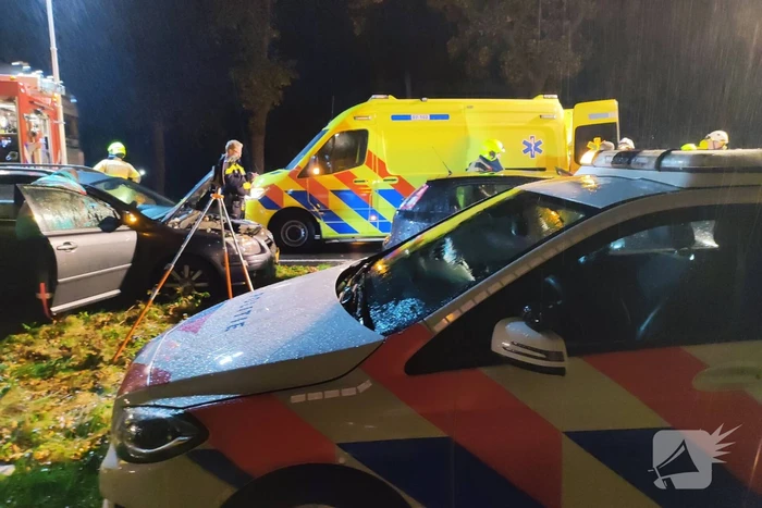 Twee auto's betrokken bij aanrijding