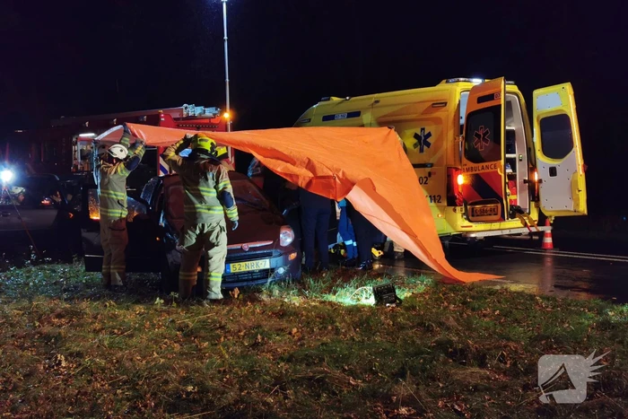 Twee auto's betrokken bij aanrijding