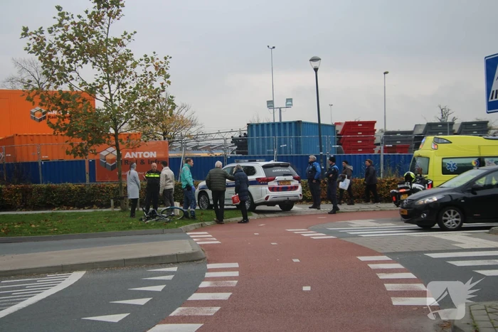 Overstekende fietser gewond bij botsing