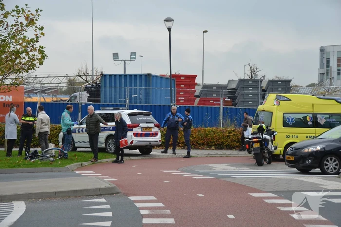Overstekende fietser gewond bij botsing