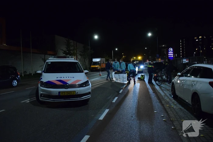Twee personen gewond na val met fiets