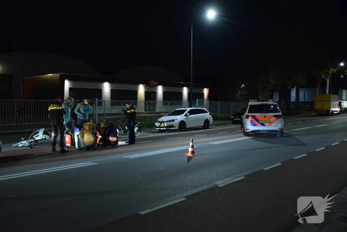 Twee personen gewond na val met fiets
