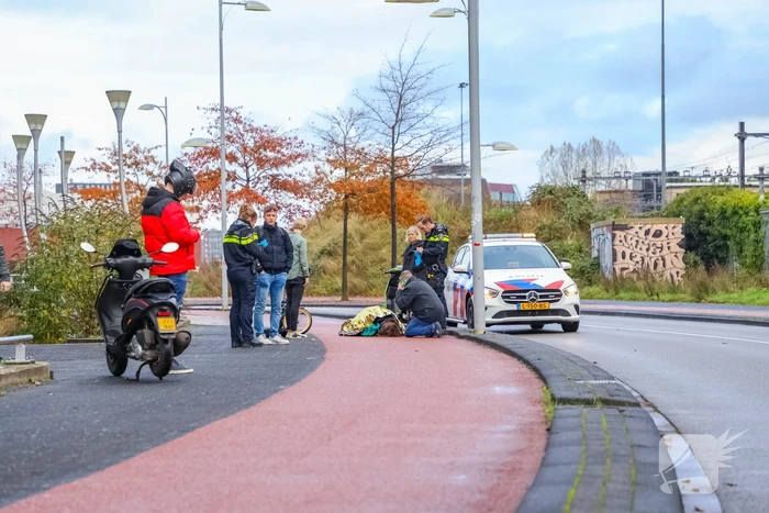 Go Sharing-scooter betrokken bij botsing op fietspad
