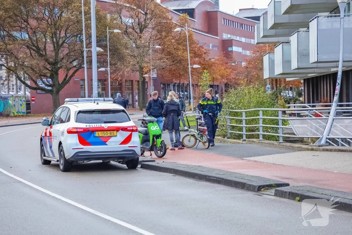Go Sharing-scooter betrokken bij botsing op fietspad