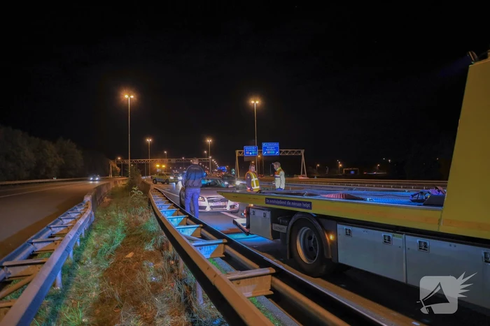 Schade bij kettingbotsing op snelweg