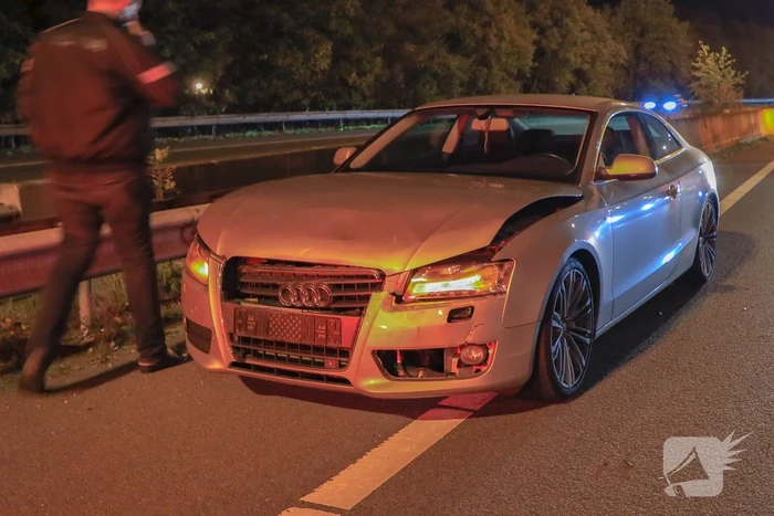 Schade bij kettingbotsing op snelweg